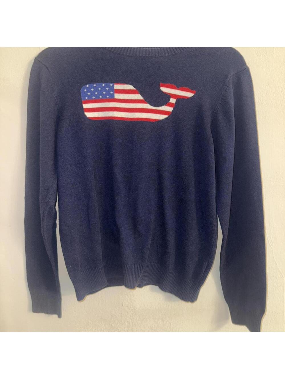 Vineyard Vines navy blue American flag sweater Size M / 12-14 years